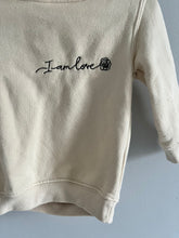 Load image into Gallery viewer, Preloved 9-12 month old natural hoodie
